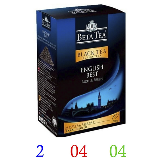 Beta Tea English best Rish & fresh черный чай