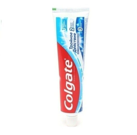 ЗУБНАЯ  ПАСТА  COLGATE  ТРОЙНОЕ  ДЕЙСТВИЕ