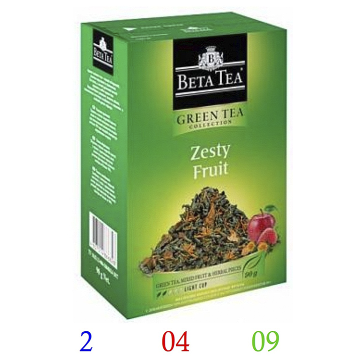 Beta Tea Zesty Fruit зеленый чай